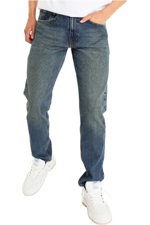 FLÂNEUR Jeans, Herre, Blå, W30, Slim Mørk Indigo Jeans