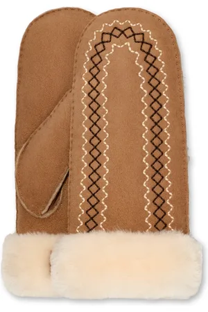 UGG Tilbehør, Herre, Brun, L/XL, Atherson Broderet