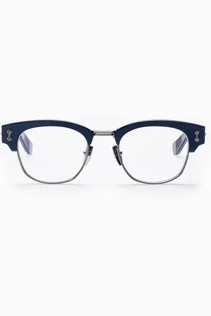 AKONI Tilbehør, Herre, Blå, ONE SIZE, Uld, Blå Navy Clubmaster Briller