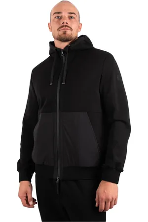 Duno Sweathshirts & Hoodies, Herre, Sort, XL, Polyester, Sort jakke med Bardi/Lico stil