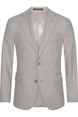 Oscar Jacobson Jakke, Herre, , M, Uld, Flannelblazer Moderne Pasform Uld