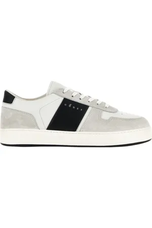 Hogan Sko, Herre, Flerfarvet, 41 1/2 EU, Læder, Minimalistiske H-Tv Sneakers med Memory Foam