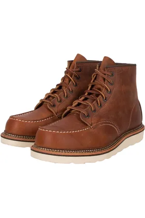 Red Wing Sko, Herre, Brun, 42 1/2 EU, Læder, Moc Toe Copper Rough & Tough Støvle