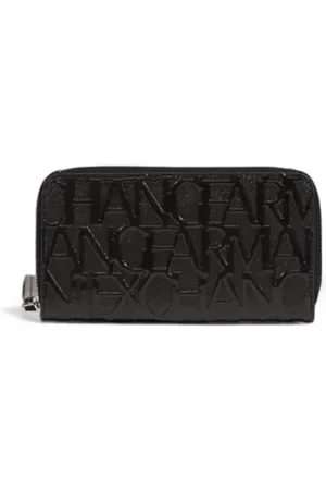 Armani Exchange Tilbehør, Dame, Sort, ONE SIZE, Polyester, Sort Polyester Pung