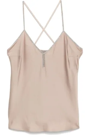 D.EXTERIOR Top, Dame, Brun, M, Brun Sweater til Kvinder