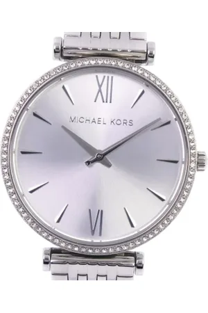 Michael Kors Pre-owned, Dame, Grå, ONE SIZE, Tyl, Pre-owned Metal watches