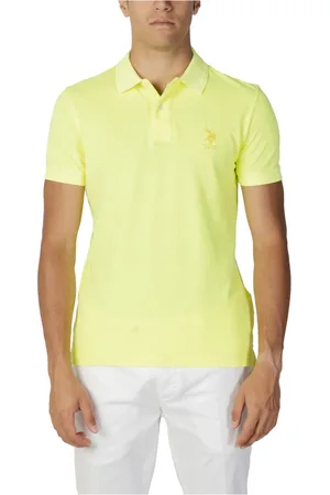 U.S. Polo Assn. Top, Herre, Gul, 2XL, Bomuld, Kortærmet Polo Skjorte Kollektion