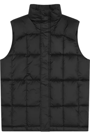 Lyle & Scott Jakke, Herre, Sort, L, Polyester, Jakker Quiltet Panel Gilet