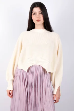 Roberto Collina Strik, Dame, , S, Pullover Sweater