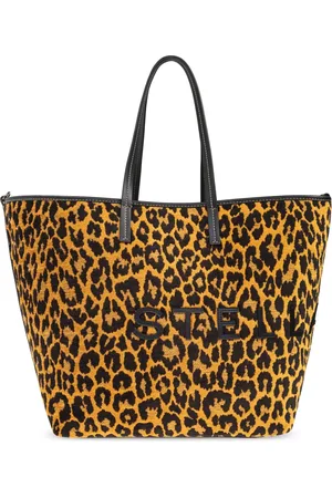 Stella McCartney Taske, Dame, Brun, ONE SIZE, Uld, Dyretryk shopper taske