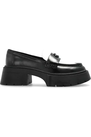 Coach Sko, Dame, Sort, 40 EU, Læder, Leah platform loafers sko