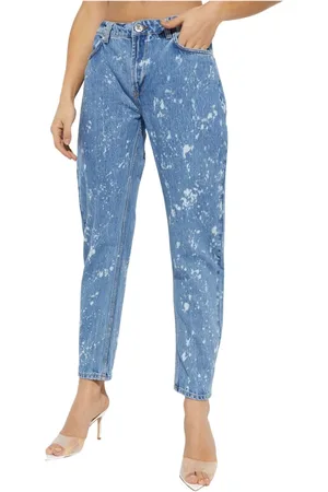 ONE TEASPOON Jeans, Dame, Blå, W27, Bomuld, Tie-Dye Crusardes Jeans