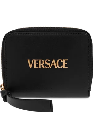 VERSACE Tilbehør, Dame, Sort, ONE SIZE, Læder, Læderpung