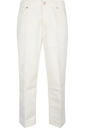 Don the Fuller Jeans, Dame, Hvid, W29, Bomuld, Widecropped Stoccarda Jeans