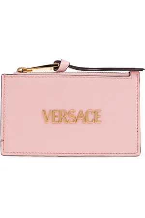 VERSACE Tilbehør, Dame, Lyserød, ONE SIZE, Læder, Læderkortholder