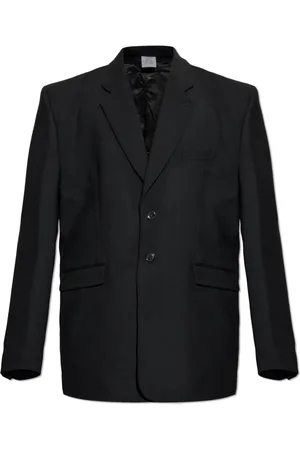Vetements Jakke, Herre, Sort, S, Uld, Uld blazer