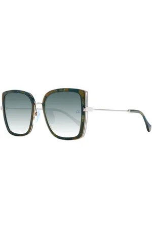 ANA HICKMANN Tilbehør, Dame, Grøn, ONE SIZE, Uld, Grøn Firkantet Solbriller Gradient Linse