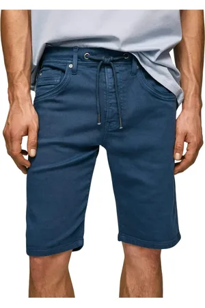 Pepe Jeans Shorts, Herre, Blå, W33, Bomuld, Bomuld Bermuda Gymdigo Slim Fit