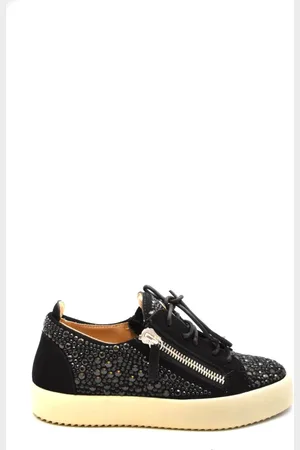 Giuseppe Zanotti Sko, Dame, Sort, 37 EU, Uld, Casual Sneakers til hverdagsbrug