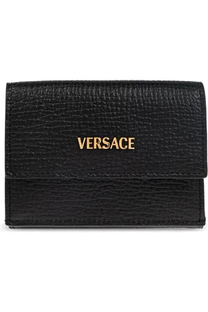 VERSACE Tilbehør, Herre, Sort, ONE SIZE, Læder, Læderpung