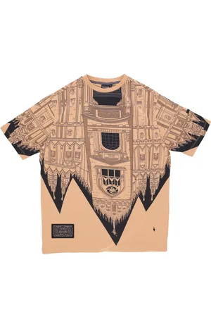 DOLLY NOIRE Top, Herre, , XL, Bomuld, Milan Cathedral Print T-Shirt
