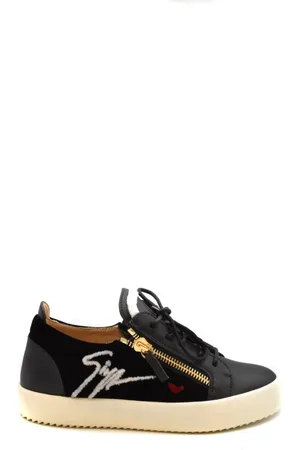 Giuseppe Zanotti Sko, Dame, Sort, 37 EU, Uld, Stilfulde Sneakers til hverdagsbrug
