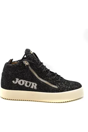 Giuseppe Zanotti Sko, Dame, Sort, 39 EU, Uld, Casual Sneakers til hverdagsbrug