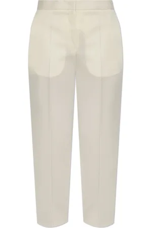 Jil Sander Bukser, Dame, Gul, S, Uld, Uldbukser