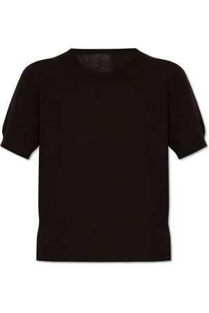 Maison Margiela Strik, Dame, Brun, M, Uld, Uld Top
