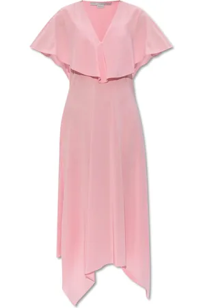 Stella McCartney Kjole, Dame, Lyserød, 2XS, Silkekjole