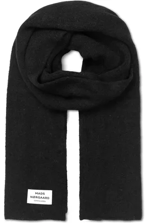 Mads Norgaard Tilbehør, Dame, Sort, ONE SIZE, Uld, Sort Tørklæde Tosca Alona 203808