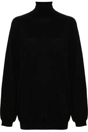 Moschino Strik, Dame, Sort, XS, Uld, Elegant Logo-Charm Sweater med Åben Ryg