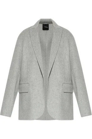 THEORY Jakke, Dame, Grå, S, Uld, Blazer New Divide