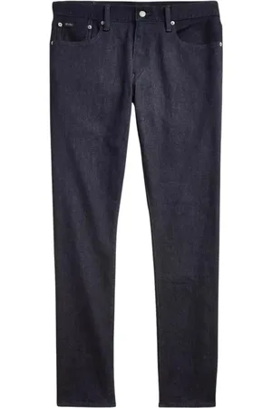 Ralph Lauren Jeans, Herre, Sort, W36 L32, Læder, Jeans Sullivan Slim Stretch
