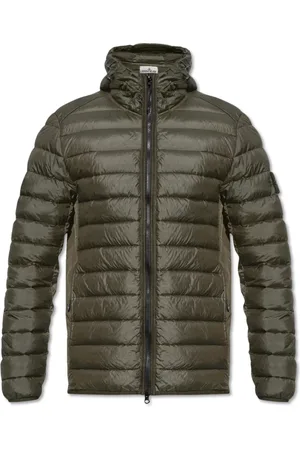 Stone Island Jakke, Herre, Grøn, S, Nylon, Nedjakke Vævet Kamre Nylon Dun-Tc