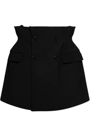 Vetements Nederdel, Dame, Sort, M, Uld, Uld nederdel