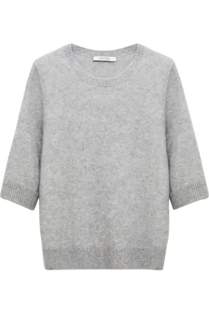Dorothee Schumacher Strik, Dame, Grå, XL, Uld, Fluffy Statements Pullover