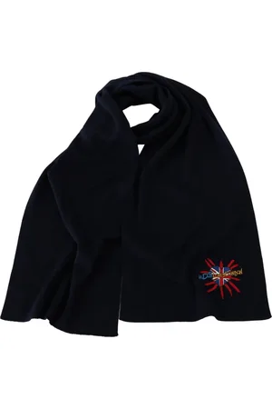Dolce & Gabbana Tilbehør, Herre, Blå, ONE SIZE, Uld, Elegant Uld Herresjal