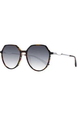 ANA HICKMANN Tilbehør, Dame, Brun, ONE SIZE, Brun Kvinder Solbriller Rund Gradient