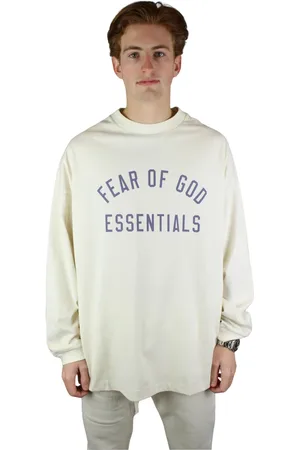 FEAR OF GOD Top, Herre, , M, Uld, Shell Langærmet Jersey Tee