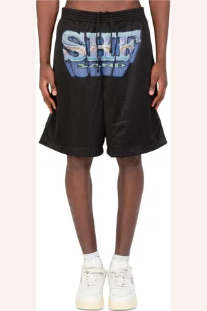 Sky High Farm Shorts, Herre, Sort, L, Sorte Mesh Shorts til Aktivtøj