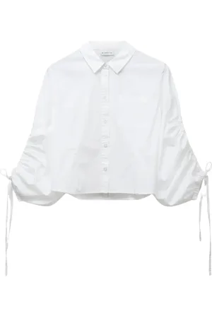 Blanche Bluser & Skjorter, Dame, Hvid, S, Bomuld, Hvid Tunika Bluse