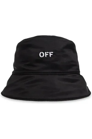 OFF-WHITE Tilbehør, Herre, Sort, L, Polyester, Hat med Logo