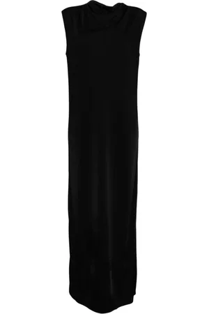 Jil Sander Kjole, Dame, Sort, S, Ærmeløs A-Line Kjole