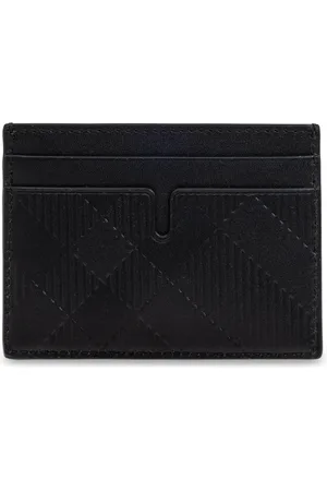 Burberry Tilbehør, Herre, Sort, ONE SIZE, Læder, Læderkortholder