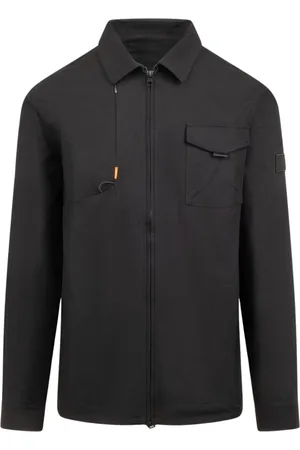 Cruyff Jakke, Herre, Sort, XL, Bomuld, Ripstop Overshirt Mænd Sort