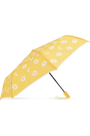 Moschino Tilbehør, unisex, Gul, ONE SIZE, Polyester, Foldeparaply med logo