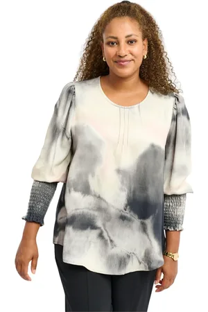Pont Neuf Bluser & Skjorter, Dame, Flerfarvet, L, Uld, Dalvina Bluse - Elegant og Behagelig