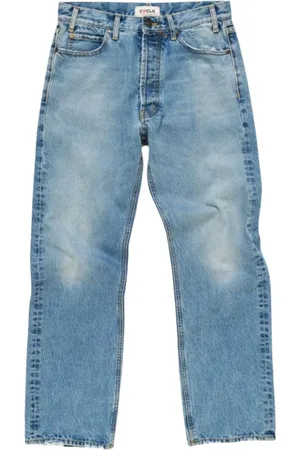 Cycle Jeans, Herre, Blå, W34, Bomuld, Vintage Wide Straight Jeans
