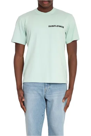 Sunflower Top, Herre, Grøn, S, Logo Tee i Master Stil